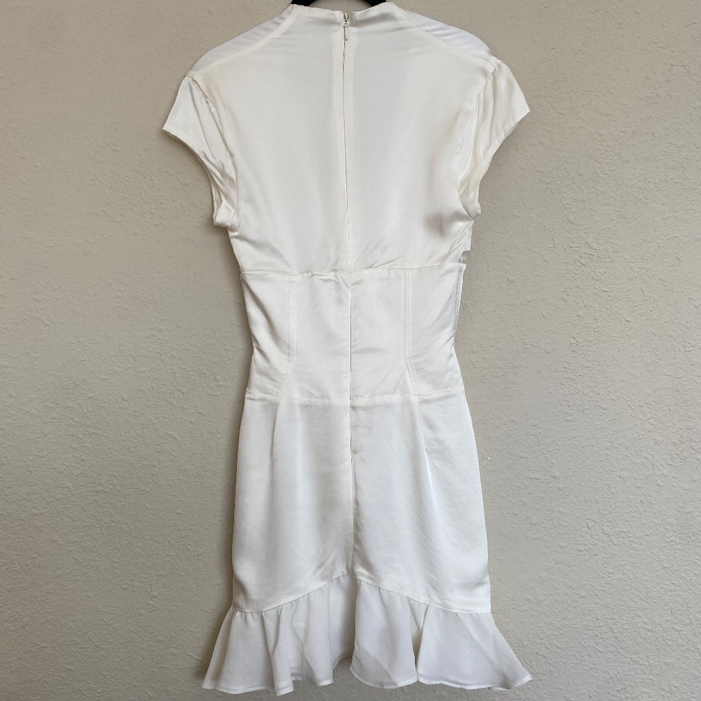 HOUSE OF CB‎ 'Tianna' Ivory white Ruffle Corset Dress  size M - Picture 6 of 14